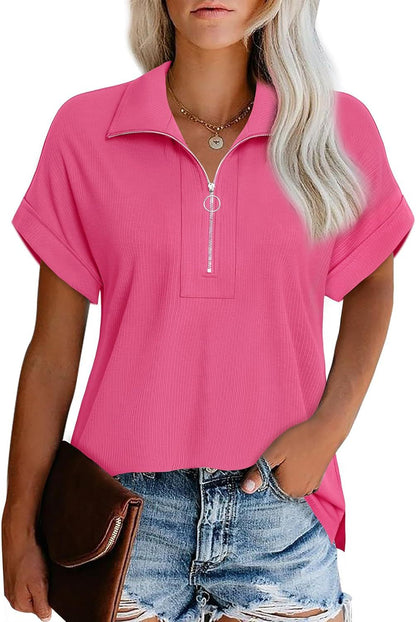 Ladies Modern Zip-Up Leisure Top Ivyshape