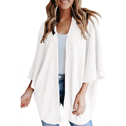 Women casual honeycomb jacket Ivyshape