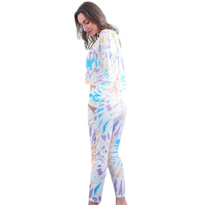 Women Tie-Dye Loungewear Set Ivyshape