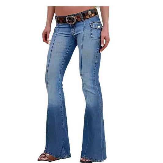 Women's Loose-Fit Denim Pants Ivyshape