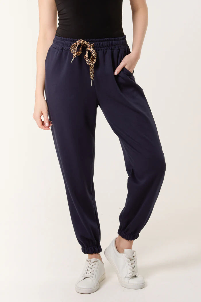 Women's Relaxed Fit Jogging Pants with Drawstring Ivyshape