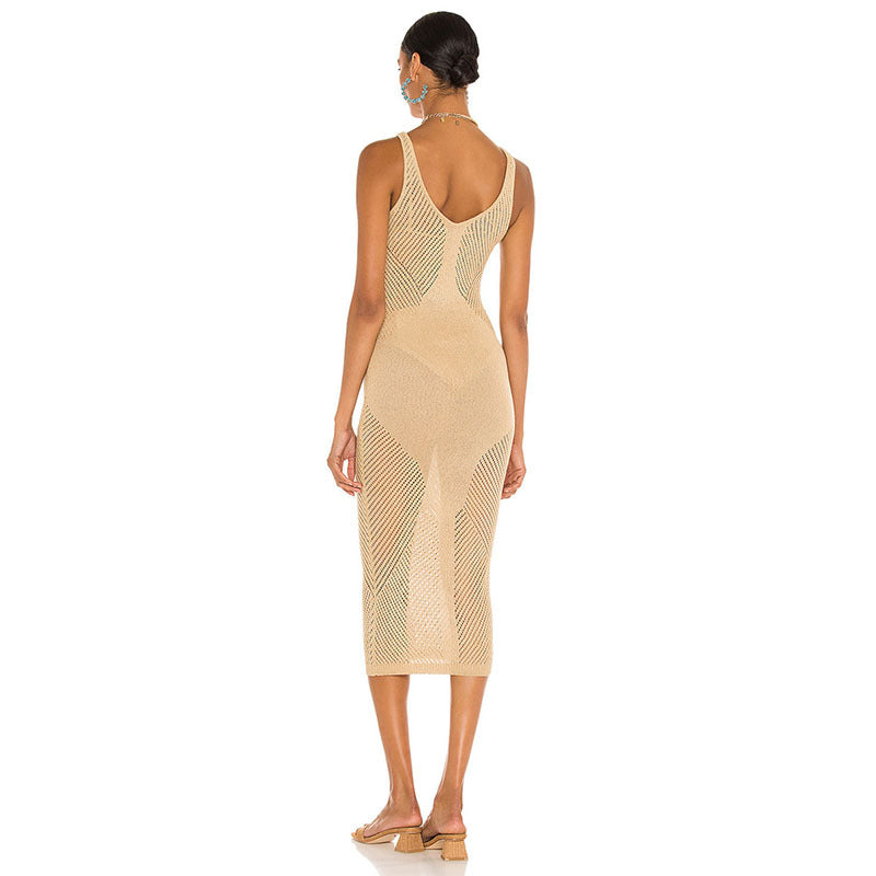 Women's Crochet Bodycon Dress with Elegant Cut Ivyshape