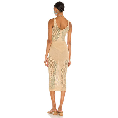 Women's Crochet Bodycon Dress with Elegant Cut Ivyshape