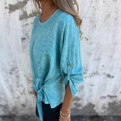Ladies Leisure Knot Top Ivyshape