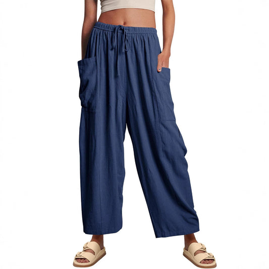 Ladies stylish comfortable cargo pants Ivyshape