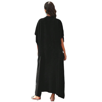 Women's airy kaftan with side slits Ivyshape