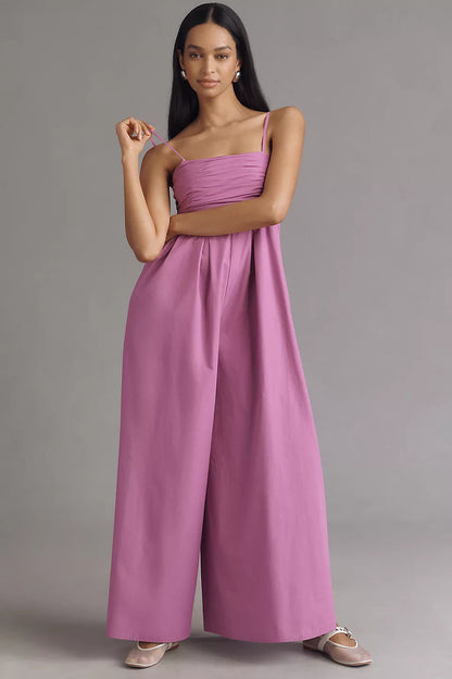 Women Elegant Flower Maxi Jumpsuit Ivyshape