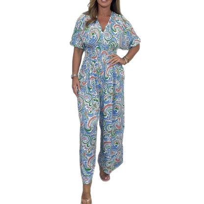 Women's Vivid Bohemian Style Overall Ivyshape