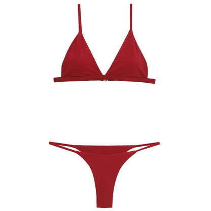 Women's triangle bikini with adjustable straps and elegant design Ivyshape