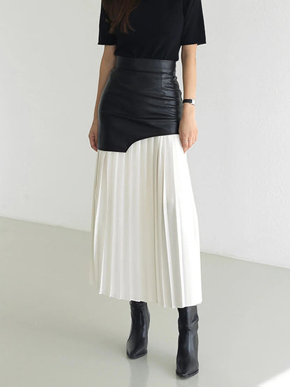 Women's Pleated Maxi Skirt Ivyshape