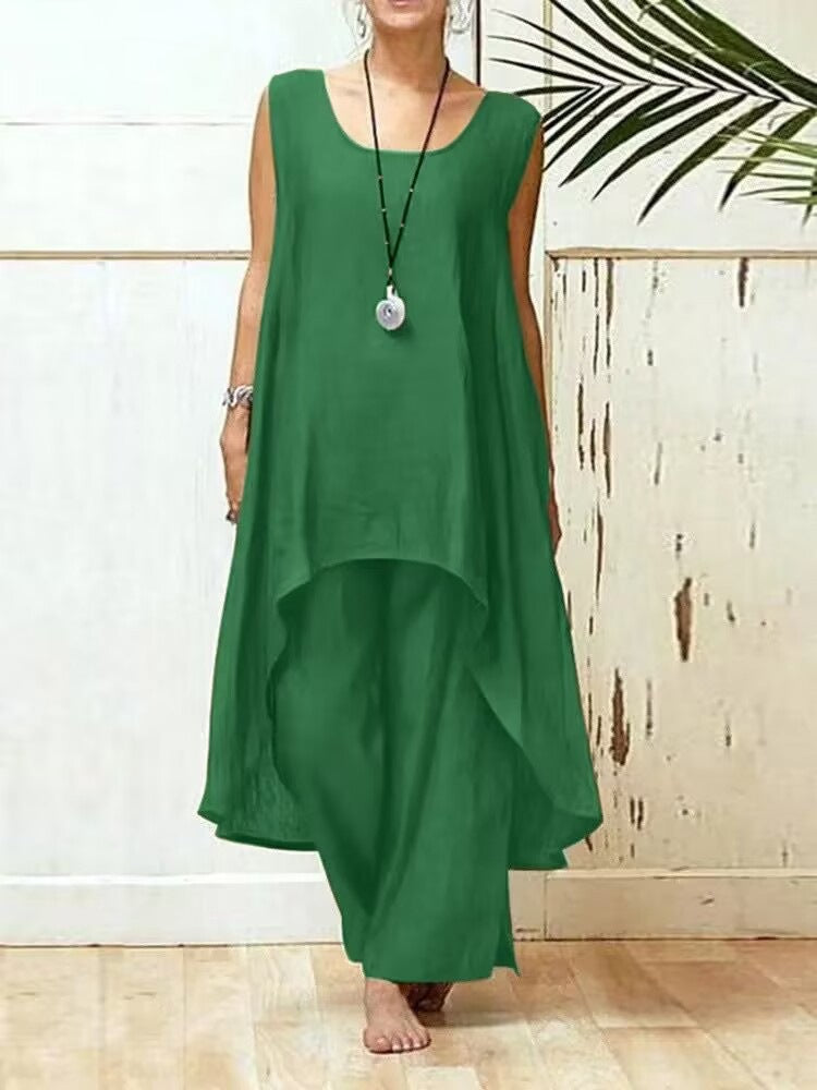 Women's Flowing Tunic Maxi Jumpsuit Ivyshape