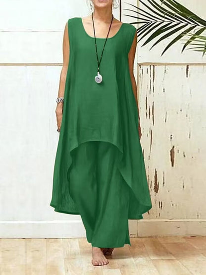 Women's Flowing Tunic Maxi Jumpsuit Ivyshape