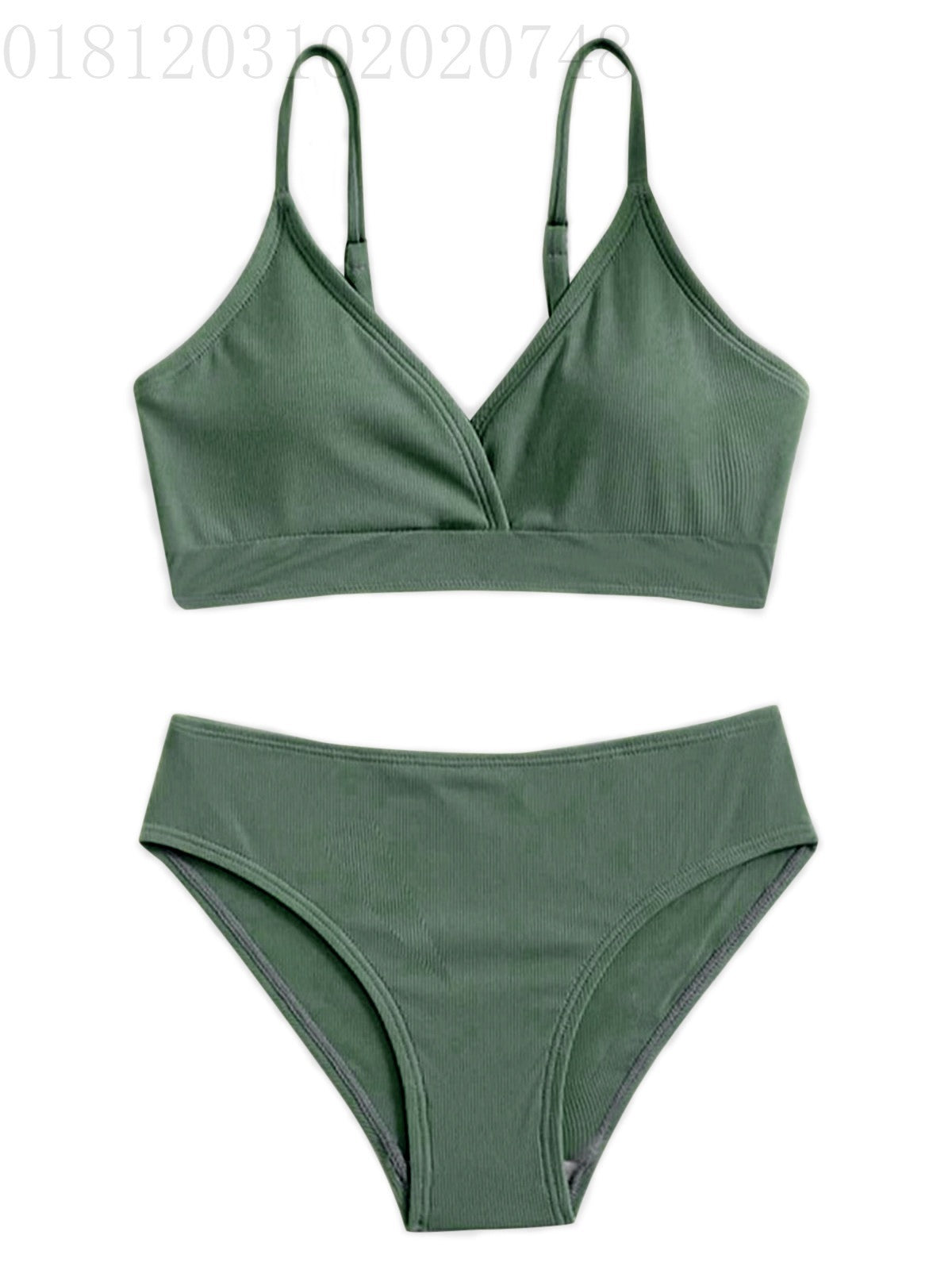 Women's bikini set in modern wrap style with adjustable straps Ivyshape
