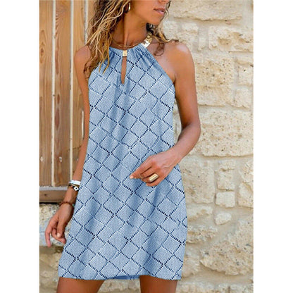 Women sleeveless summer dress Ivyshape