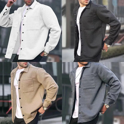 Dave | Camicia in maglia waffle
