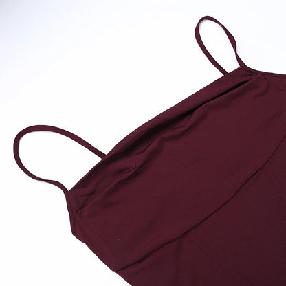 Giada | Abito lungo aderente con spalline sottili