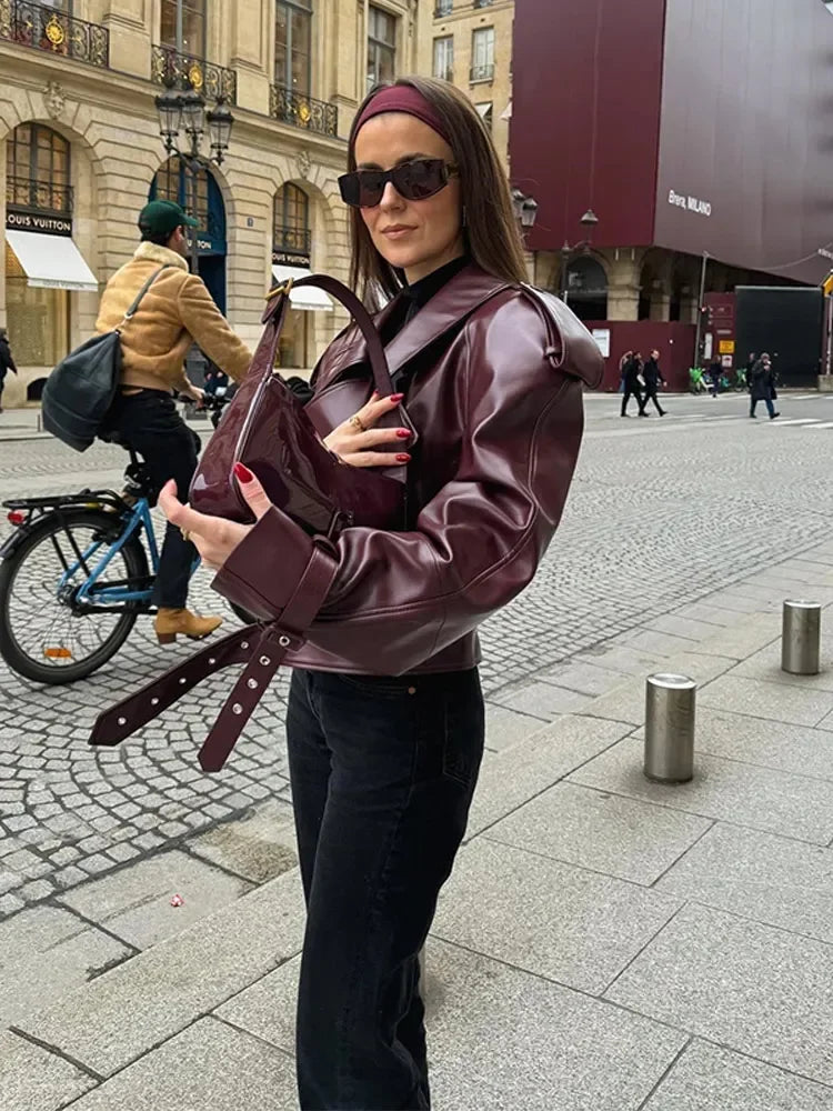 Pettine | Giacca di pelle corta cool