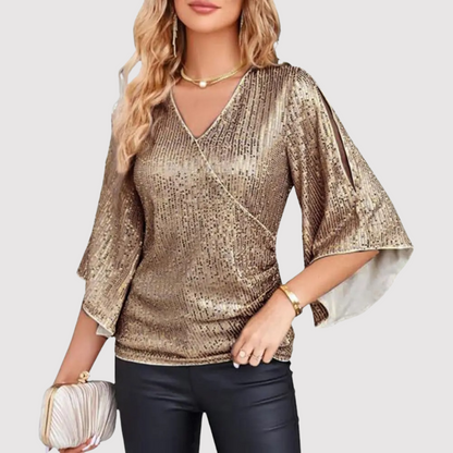 Susan | Top con paillettes elegante e confortevole per le donne