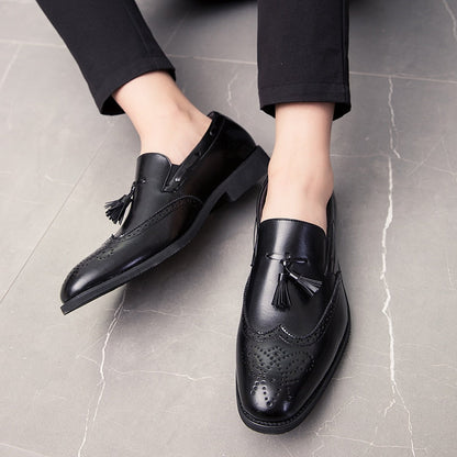 Montelino™ | Tassel Brogue Leather Loafers