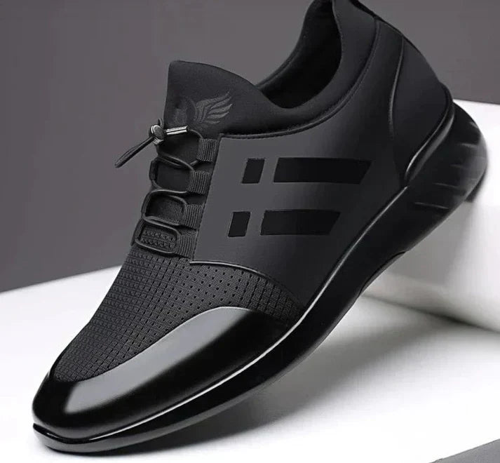 UrbanCore™ | Black Slip-On Performance Sneakers