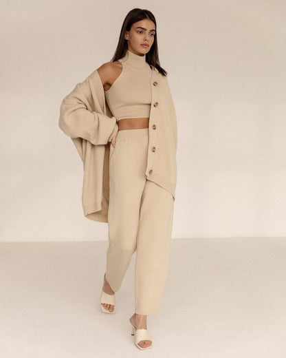 Benedetta | Set di cardigan a maglia 3 pezzi