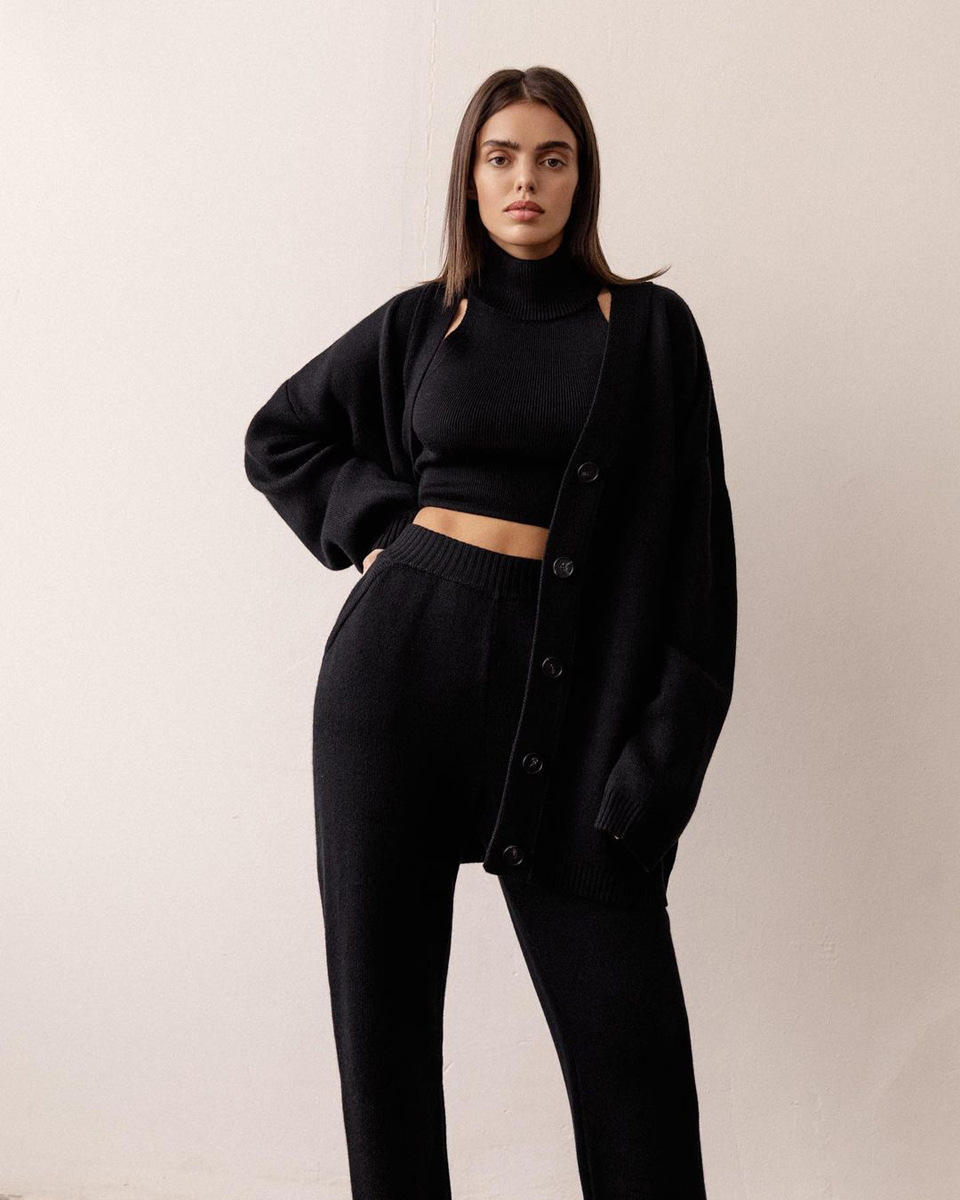 Benedetta | Set di cardigan a maglia 3 pezzi