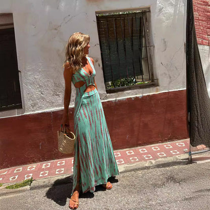 Isabella - Midi dress with floral print and bow
