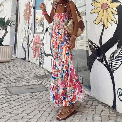 Sabrina - Printed boho dress with a free and fresh soul