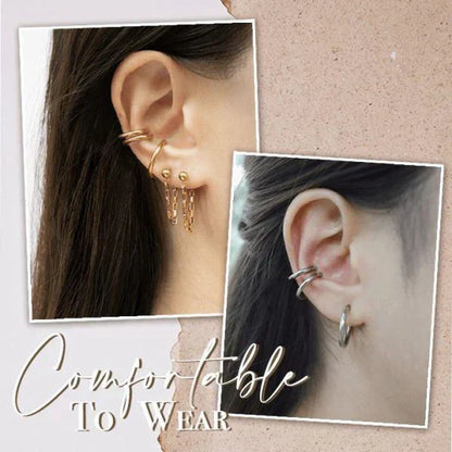 SnapShine™ | Effortless Elegance, No Piercing Required!
