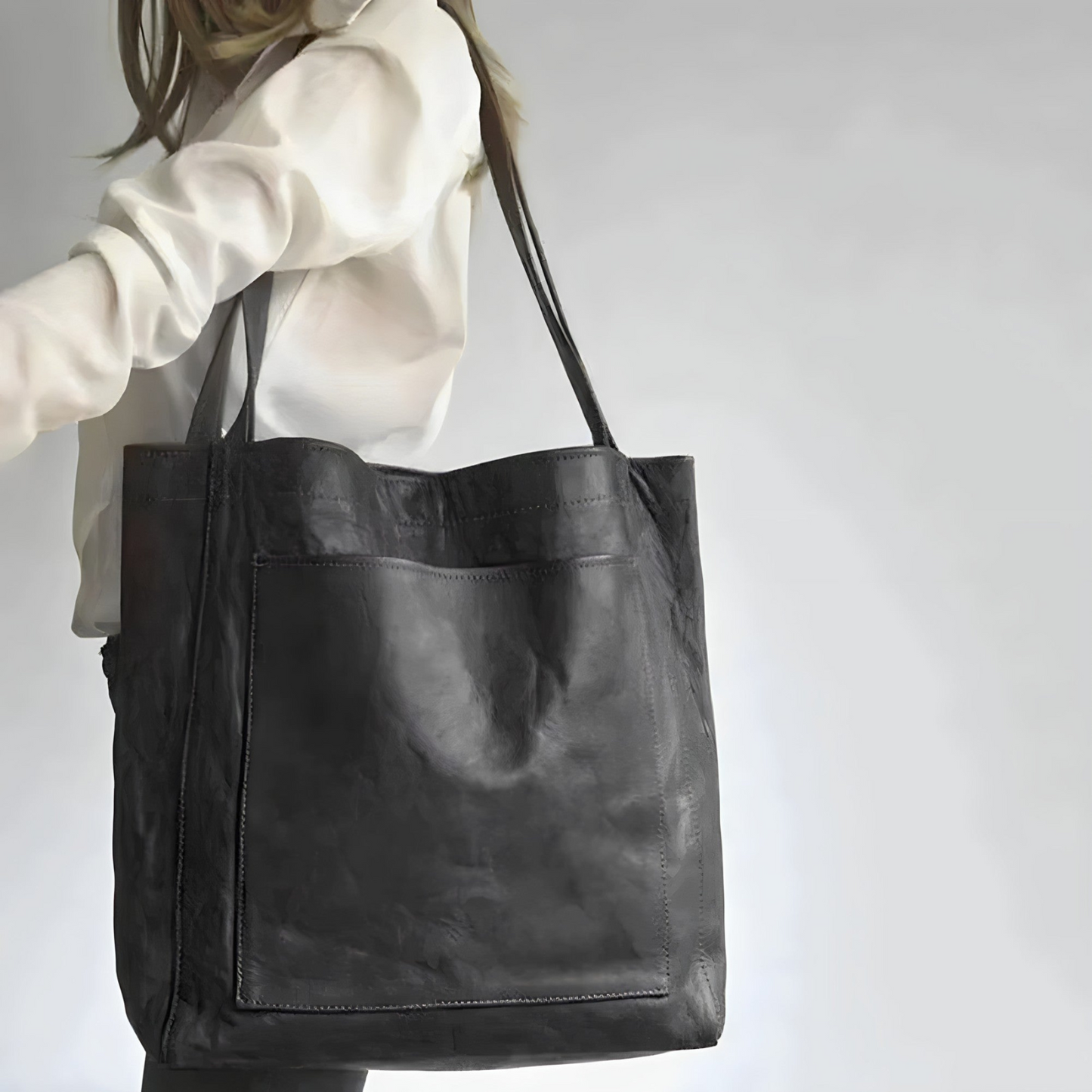 Ivyshape | Women's large shoulder bag brown
