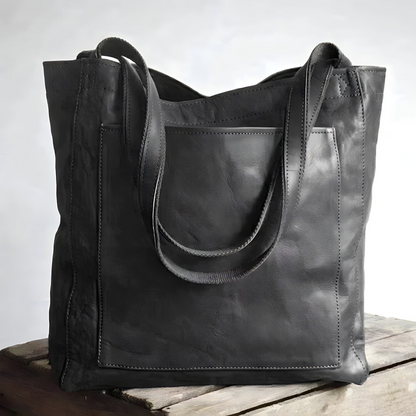 Ivyshape | Women's large shoulder bag brown