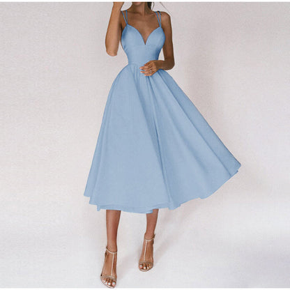 Gabriah | Abito elegante con scollatura a V e spalline