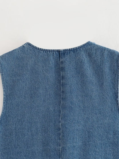 Bella | Gilet donna in denim