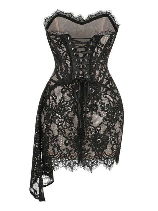 Lorelia | Elegance Spitze Korsett Minikleid