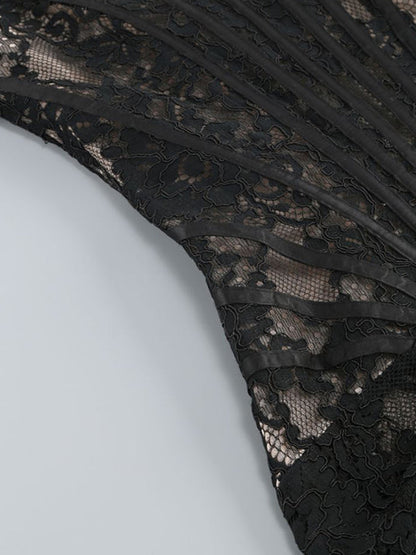 Lorelia | Elegance Spitze Korsett Minikleid