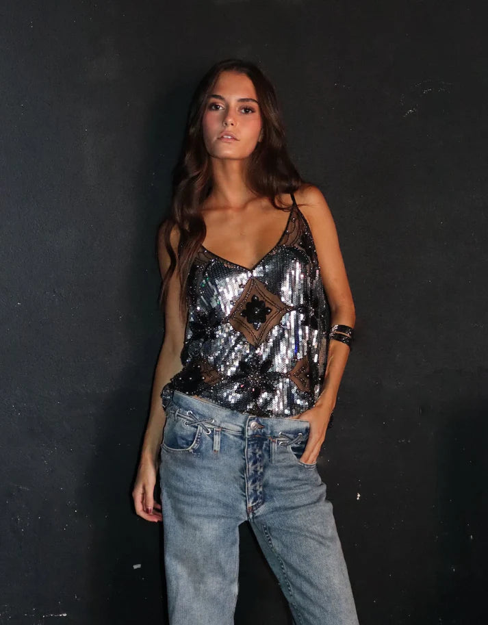 Radiance Viral Mesh Top - Luxurise Fashion - 